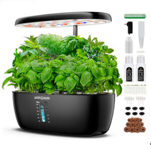 Ahopegarden Indoor Garden Hydroponics Growing System: 12 Pods Plant Germination Kit