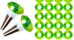 200 Seed Pot Labels PVC – Stick Hydroponic Plant Label for Seedlings Seed