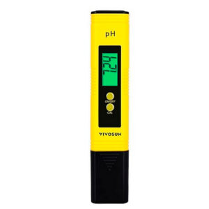 Digital pH Meter, 0.01pH High Accuracy Pen Type pH Tester for Hydroponics